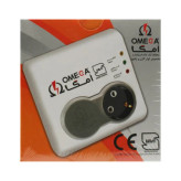 محافظ برق لباسشویی و پکیج دو شاخه ای امگا مدل P1100 بدون کابل با 2 سال گارانتی تعویض